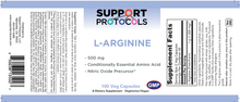 Load image into Gallery viewer, L-Arginine 500 mg Veg 100 Capsules