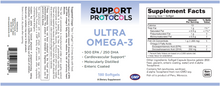 Load image into Gallery viewer, Ultra Omega 3 EPA 500, DHA 250 180 Softgels