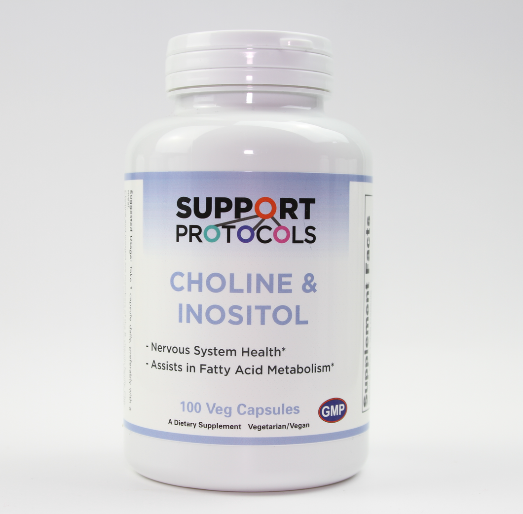 Choline & Inositol 250/250 mg 100 Veg Capsules