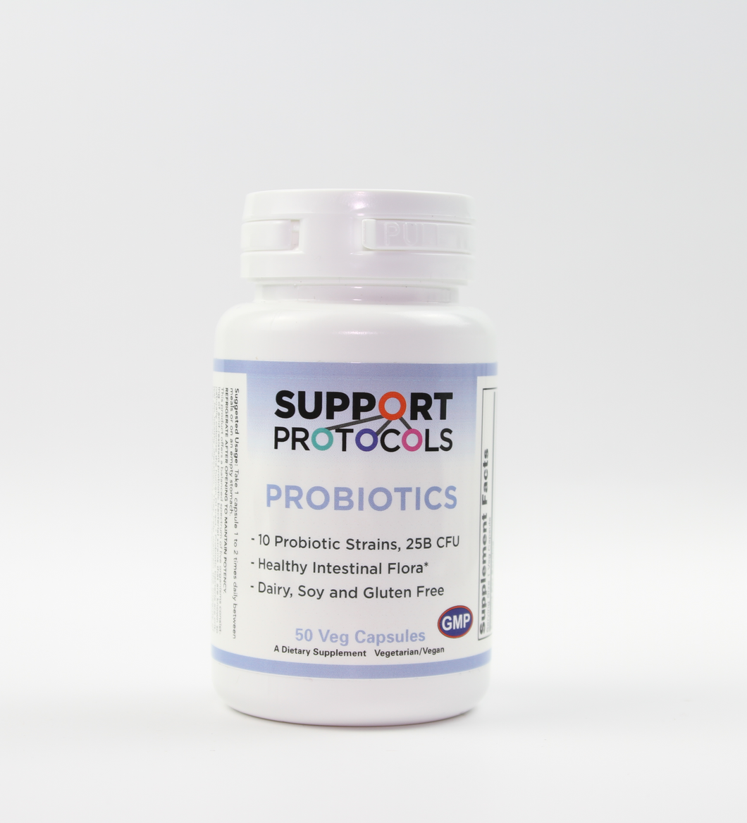 Probiotics - 10 Probiotic Strains 25B CFU 50 Veg Capsules