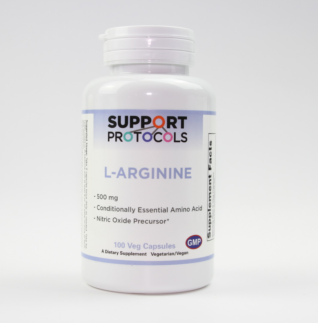 L-Arginine 500 mg Veg 100 Capsules